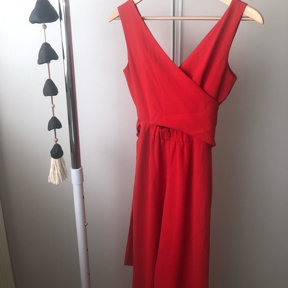 J. Crew Pants & Jumpsuits J Crew Red Jumpsuit Poshmark
